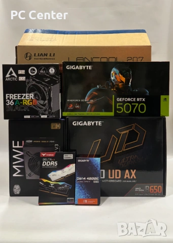 Геймърски компютър AMD Ryzen 7 7800X3D, RTX 5070 12GB, 32GB ram DDR5, снимка 8 - Геймърски - 53929046