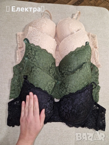 Лот 5 големи сутиена чашка D, подгръдна 105 см, снимка 2 - Бельо - 53181879