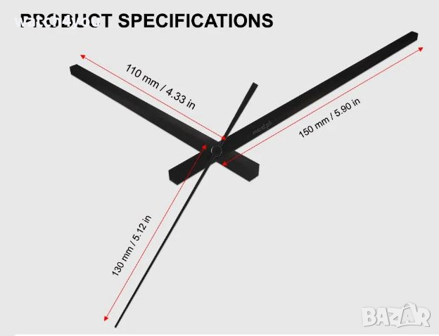 ДЪЛГИ СТРЕЛКИ ЗА СТЕНЕН ЧАСОВНИК. ДЪЛГИ СТРЕЛКИ ЗА 3Д СТЕННИ ЧАСОВНИЦИ.3D ЧАСОВНИК, снимка 6 - Други - 44966585
