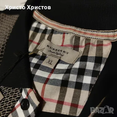 Мъжка луксозна блуза BURBERRY XL, снимка 4 - Тениски - 46852585