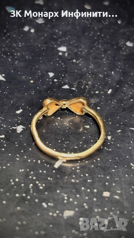 Златен пръстен 14К /585/, снимка 5 - Пръстени - 53636133