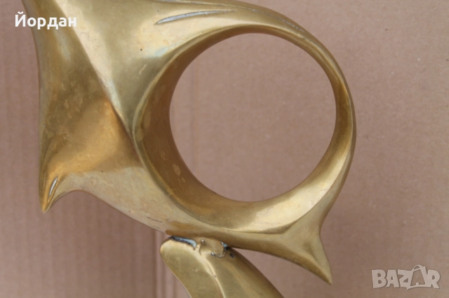 Бронзова фигурка-Риба, снимка 9 - Колекции - 51811200