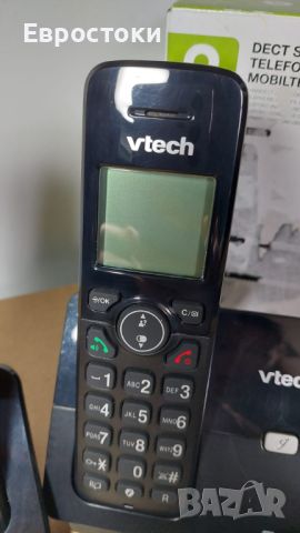 Безжичен телефон VTech CS2001 с 2 слушалки, режим ECO+, снимка 9 - Стационарни телефони и факсове - 45604449