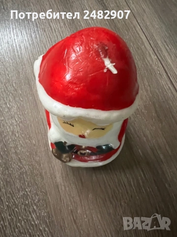 Стара коледна свещ, снимка 3 - Декорация за дома - 53390995