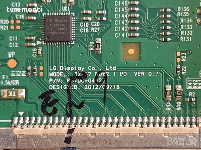 TCON 6871L-3962G 6870C-0442B , for, Телевизор Philips,  модел 32PHT4201/12   32inc DISPLAY TPT315B5-, снимка 2 - Части и Платки - 54015368