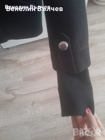 Дамско черно яке, снимка 3 - Якета - 52683373