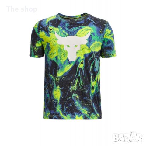 ДЕТСКА ТЕНИСКА UNDER ARMOUR X PROJECT ROCK MARBLE ALL OVER PRINT TEE MULTICOLOR (002)