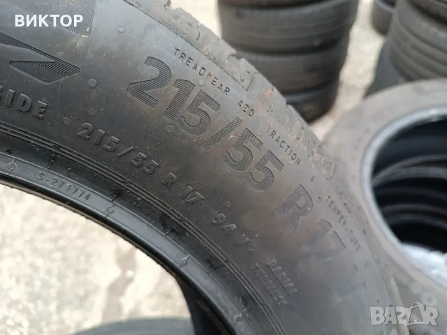 215/55/17,continental,dot 2423,top, снимка 6 - Гуми и джанти - 49972185