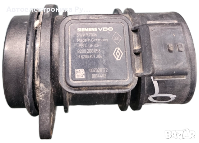 Дебитомер за LOGAN 1.5 DCI Air Flow Meter, 5WK97006, 8200280056 ,8200357204 ,H8200357204
