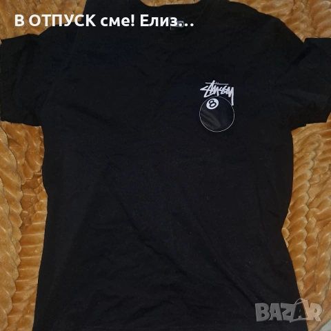 STUSSY 8ма топка eightball тениска оригинал плътно трико памук, снимка 4 - Тениски - 54245764
