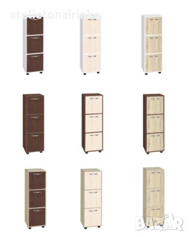 Етажерка Кубо 3 с три вратички