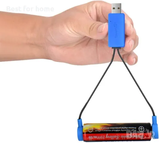 Магнитно USB зарядно за литиево-йонна батерия и мобилен телефон, снимка 3 - Безжични зарядни - 49920751