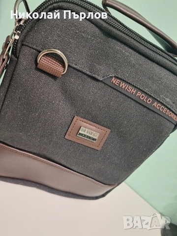 Продавам нова маркова мъжка чанта за през рамо, снимка 2 - Чанти - 52799550
