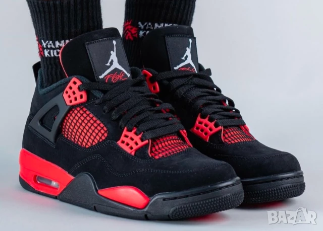 Air Jordan 4 Retro 'Red Thunder' номер 39 оригинални маратонки /кецове , снимка 4 - Маратонки - 50631902