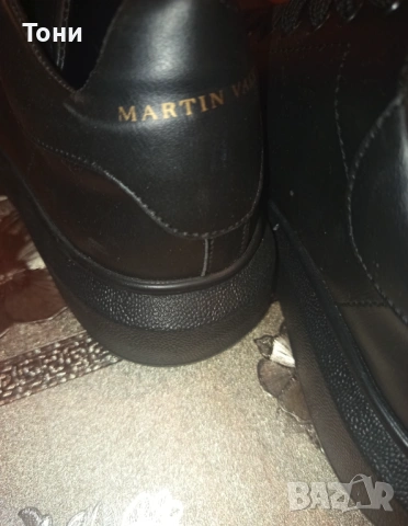MARTIN VALEN Оригинал Нови Мъжки Обувки Изцяло от Естествена Кожа 44, снимка 7 - Маратонки - 53624940