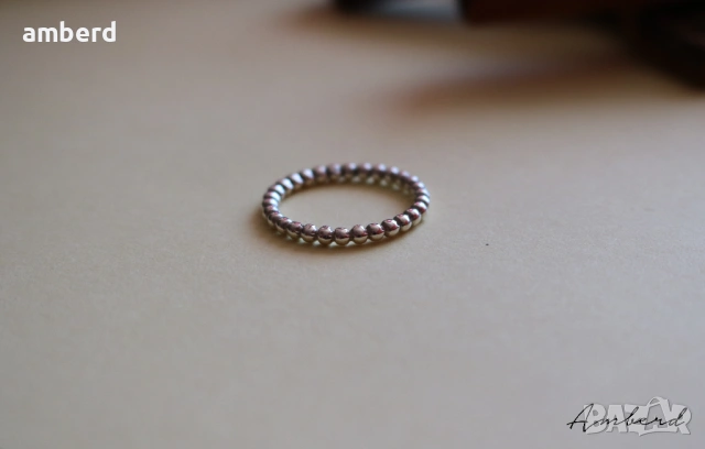 Много красив сребърен пръстен - модел R054