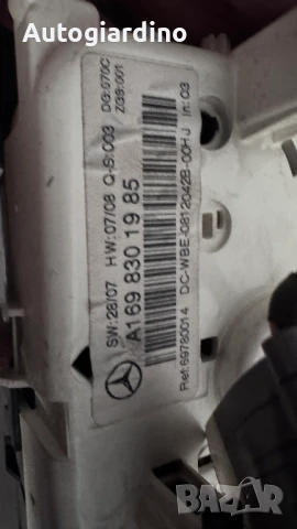 Климатичен блок / панел / табло зa Mercedes B180 - A1698301985 / 69780014, снимка 2 - Части - 50771528