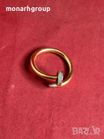 Златен пръстен, снимка 1 - Пръстени - 46024358