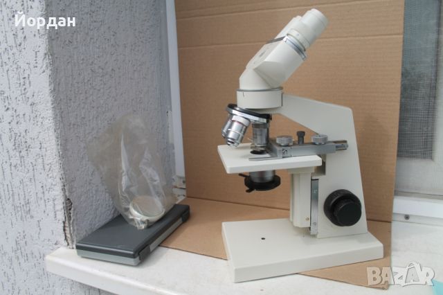 Немски микроскоп ''Hertell & Reuss'', снимка 6 - Антикварни и старинни предмети - 45783036