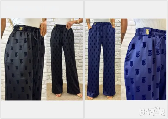 Burberry Дамски Сатенен Панталон Бърбъри - 2 Налични Цвята Код A507