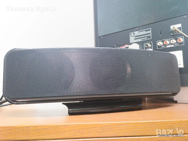 Страхотна аудио система PHILIPS 2.1. Качествен звук с дълбок мек бас! , снимка 11 - Аудиосистеми - 53849399