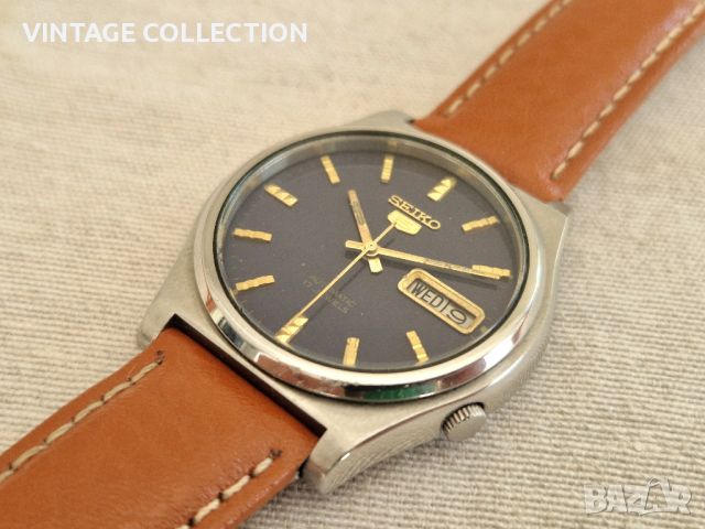 SEIKO 5 Автоматичен Часовник Мъжки Automatic Японски Сейко, снимка 5 - Мъжки - 45796398