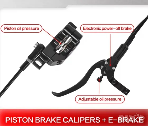Електрическа тротинетка със седалка ТОП! 3200W Мощна голяма за възрастни, електрически скутер офроуд, снимка 15 - Велосипеди - 50024753