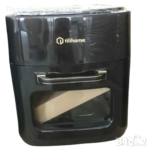 Електрически фритюрник с горещ въздух,обем 15 л., таймер + touch-screen, снимка 2 - Фритюрници - 52676644