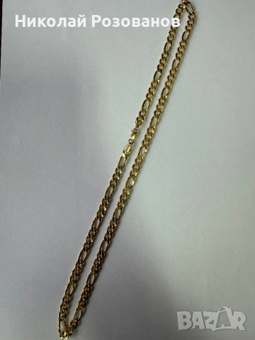Мъжки златен ланец НОВ, снимка 3 - Колиета, медальони, синджири - 54278284