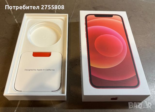Iphone 12 red, 64GB, снимка 3 - Apple iPhone - 46199681
