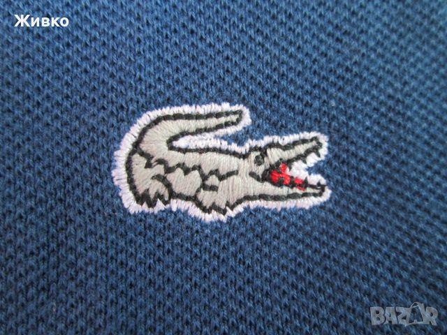 Lacoste тъмно синя тениска размер L., снимка 2 - Тениски - 45593071