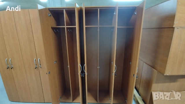 Гардероби за съблекалня с 3 - 4 врати 120/45/201см, гардероб за дрехи, снимка 8 - Гардероби - 52923123