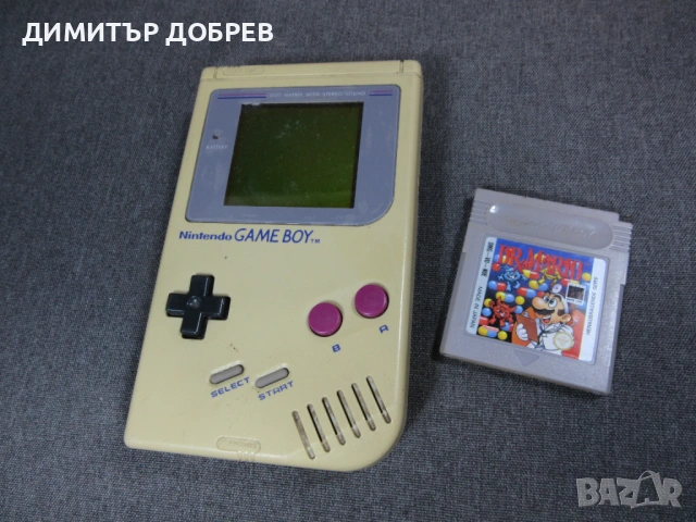 СТАРА РЕТРО КОНЗОЛА NINTENDO GAME BOY CLASSIC DMG-01 + Dr.MARIO