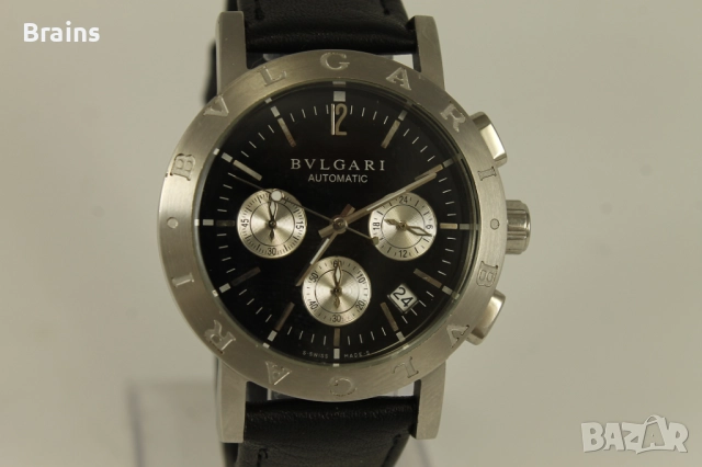 Мъжки Ръчен Хронограф BVLGARI , снимка 4 - Мъжки - 51670885