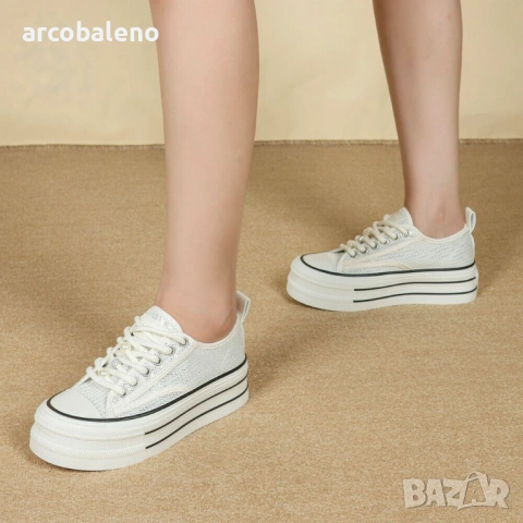 Дамски ниски маратонки, 4цвята , снимка 2 - Маратонки - 53193978