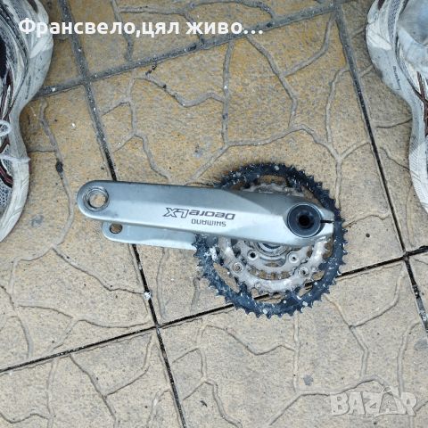 Курбел за велосипед колело Shimano deore lx , снимка 1 - Части за велосипеди - 45454741