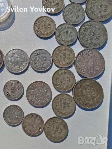 продавам сребърни монети , снимка 4 - Нумизматика и бонистика - 53750918