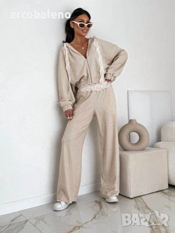 Стилен дамски комплект от две части SOFT CHIC, 4цвята , снимка 6 - Комплекти - 53637782