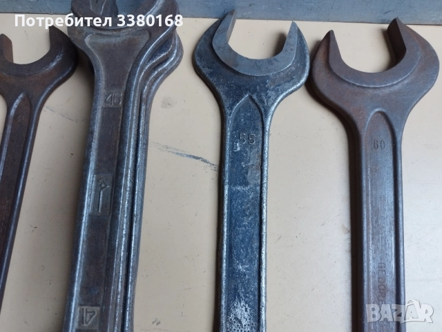 гаечни ключове големи размери