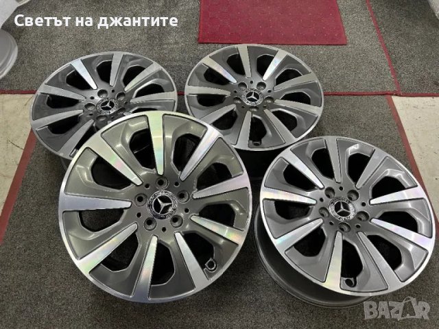 Джанти 17 Цола 5х112 Mercedes S Klass E Klass GLK C Klass ML original , снимка 5 - Гуми и джанти - 48249806