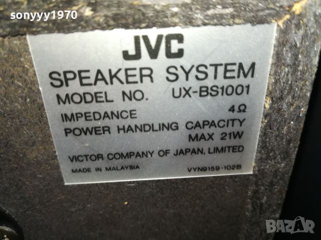 JVC UX-BS1001-2БР ТОНКОЛОНИ ОТ ГЕРМАНИЯ LNWC2407240858, снимка 4 - Тонколони - 46678606