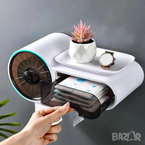 Органайзер с поставка за тоалетна хартия , снимка 3 - Други стоки за дома - 52594058