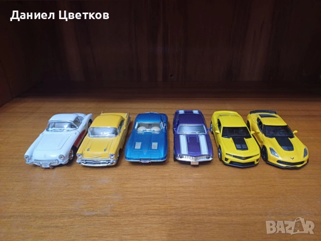 Колекция Chevrolet 1/36 1/38 - цената е за всички 6 модела, снимка 3 - Колекции - 53567599
