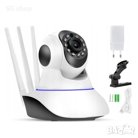 Камера за наблюдение WIFI 355°, снимка 6 - Камери - 53349268