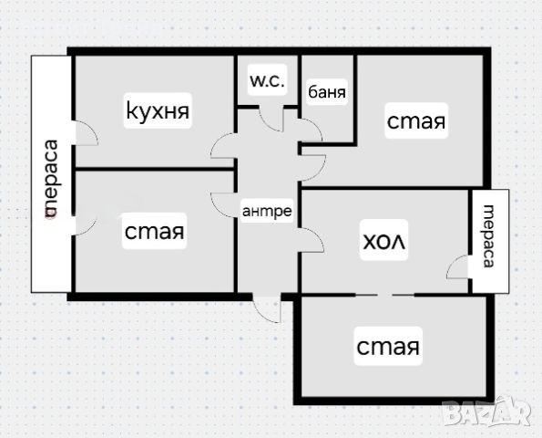 Продава 4 стаен апартамент - Идеален център- 120кв.., снимка 11 - Aпартаменти - 39896796