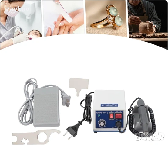 Микромоторна полираща машина за дентална лаборатория Marathon, 35000 об/мин, снимка 6 - Други инструменти - 53327143