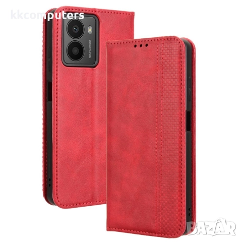 HMD Fusion 5G Retro Texture Wallet Калъф и Протектор, снимка 2 - Калъфи, кейсове - 52731967