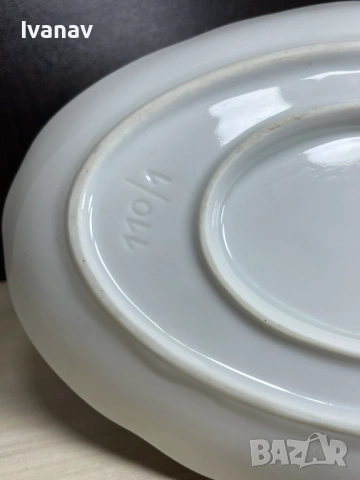 Suisse Langenthal порцеланова сосиера 1957г., снимка 4 - Антикварни и старинни предмети - 53983171