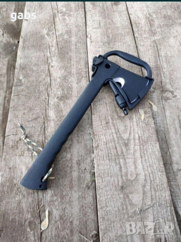 Руска туристическа мултифункционална брадва  5в1, снимка 11 - Ножове - 49175083