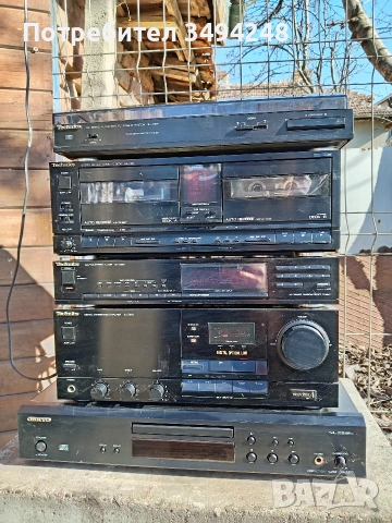 Сет Technics и CD Player Onkyo DX-7355 